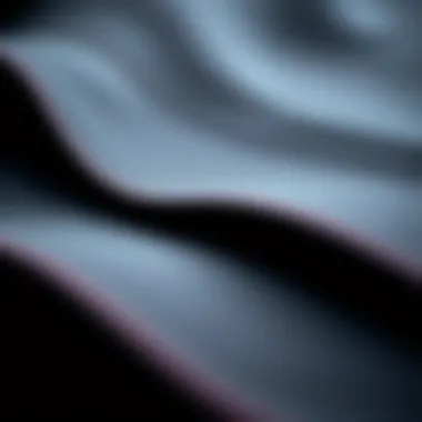 A close-up of wetsuit materials emphasizing flexibility and durability