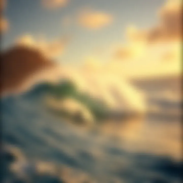 Aerial view of the picturesque waves at Jaws, known for extreme surfing challenges.