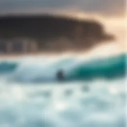 Thrilling waves at Bondi Beach