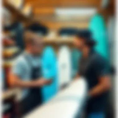 Expert Staff Engagement Knowledgeable staff assisting a customer