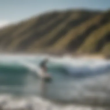 A scenic surf spot illustrating the lifestyle aspect of surfing culture