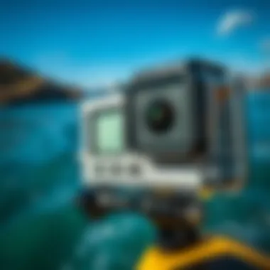 Close-up of GoPro Remo features and controls