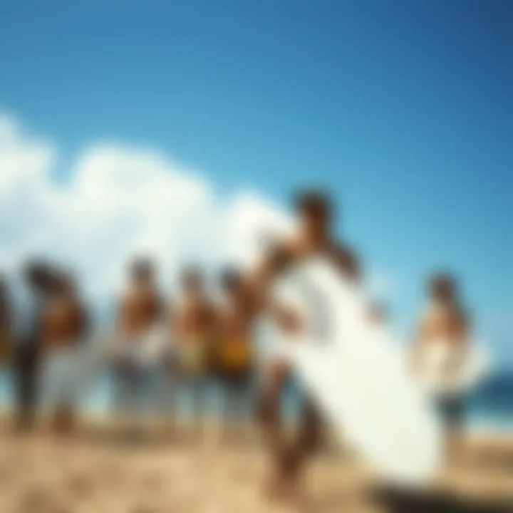 Community and Vans: A Cultural Bond Group of surfers showcasing Vans gear