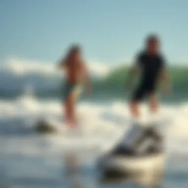 Surfing Lifestyle with Vans Surfing waves with Vans footwear in focus