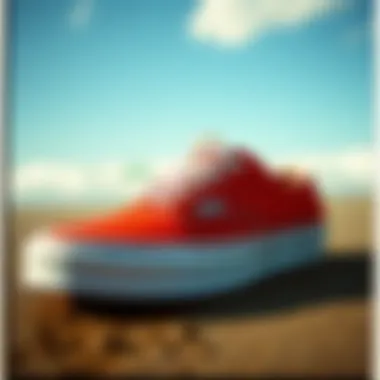 Heritage of Vans in Surf Culture Vintage Vans advertisement in a surf setting