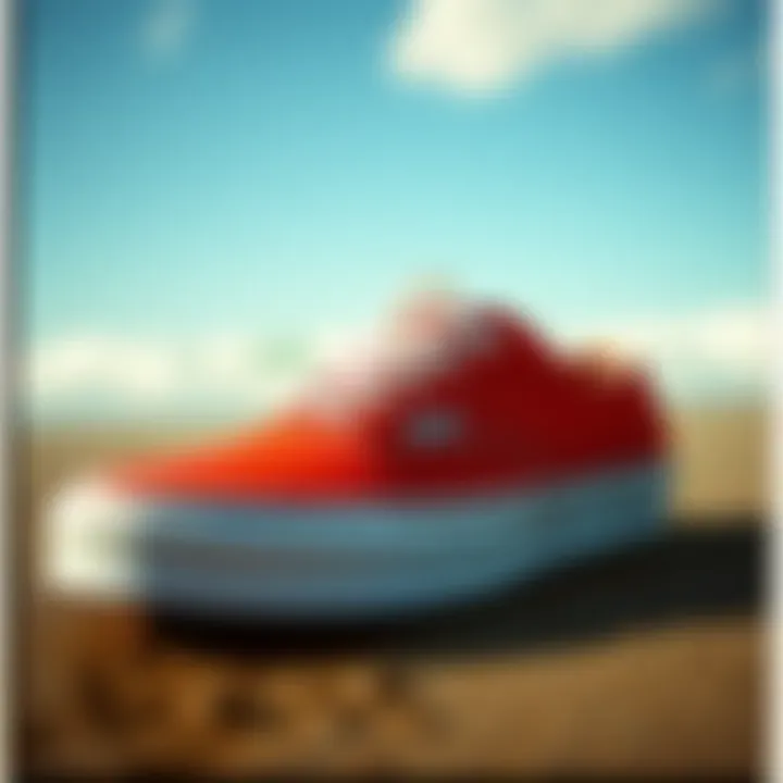 Heritage of Vans in Surf Culture Vintage Vans advertisement in a surf setting