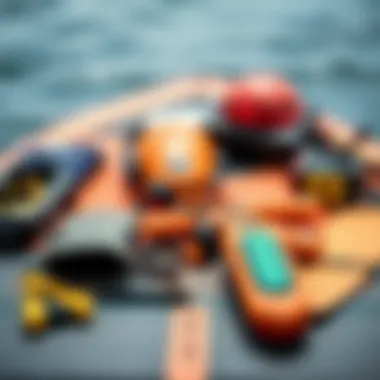 Essential Safety Gear for Foiling Safety gear laid out for foiling activities, emphasizing the importance of protection.