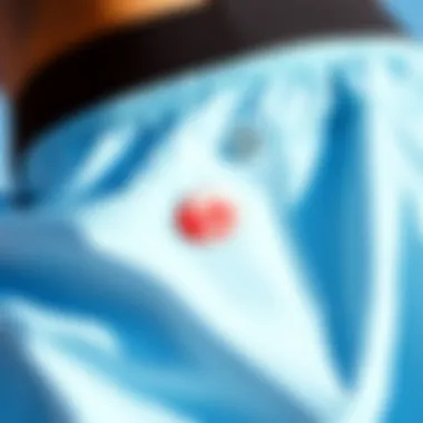 Close-up of the innovative fabric used in Volcom Mod Tech boardshorts