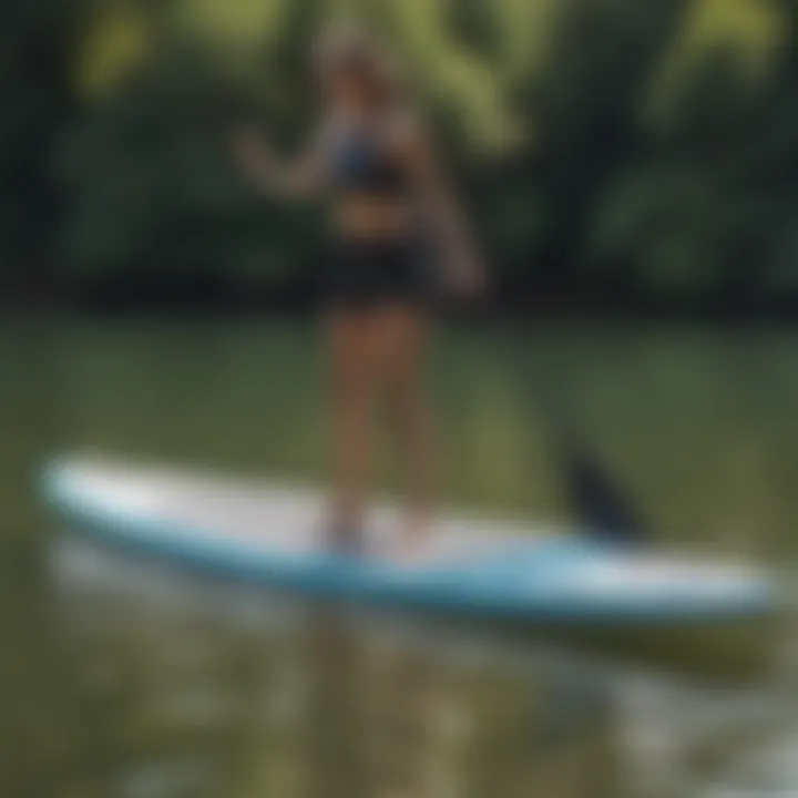 Innovative technology integrated into a folding paddle board