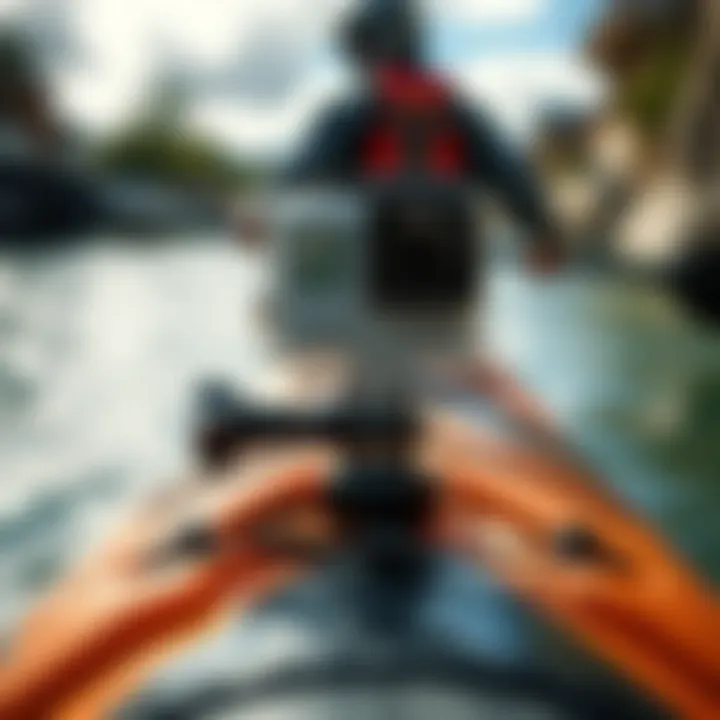 GoPro Sportsman Mount attached to a kayak