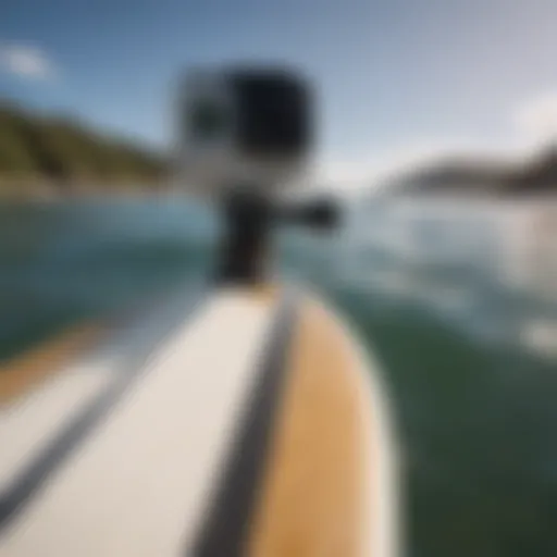 GoPro surfboard mount showcasing design features