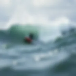 Inflatable SUPs in dynamic ocean waves