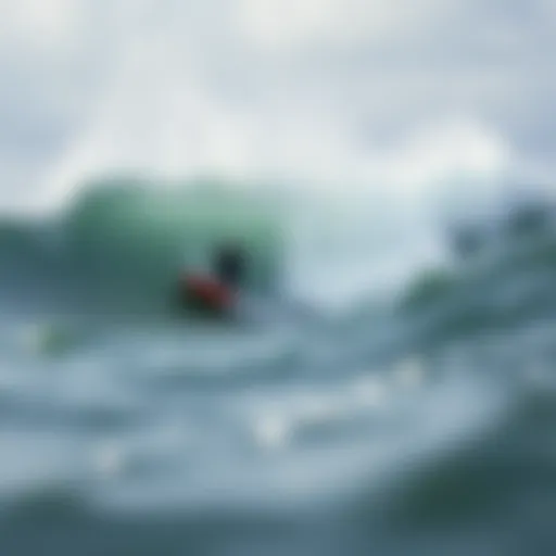 Inflatable SUPs in dynamic ocean waves