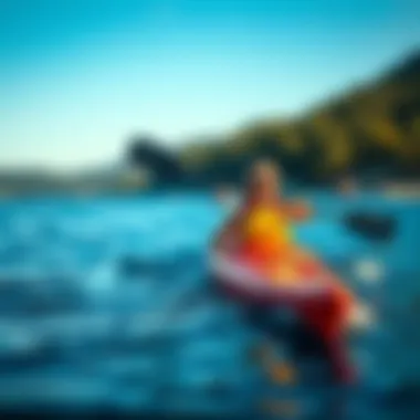 Kayaking Enhanced with Keel Fins Kayaking with enhanced stability through keel fins