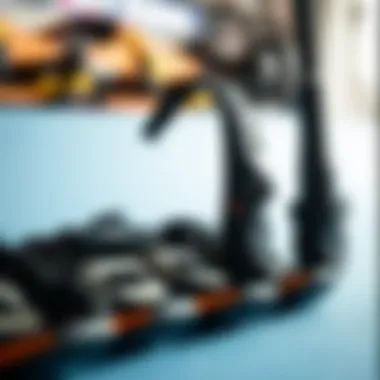 Variety of Kitesurfing Foot Straps Different types of kitesurfing foot straps displayed