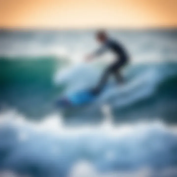 Liquid Shredder 6ft in Action Action shot of the Liquid Shredder 6ft surfboard in use on the waves, demonstrating its performance