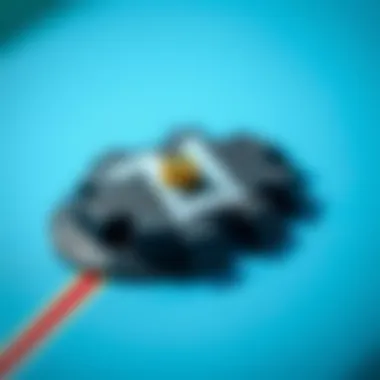 Materials of the Liquid Shredder 6ft Close-up of the Liquid Shredder 6ft surfboard material highlighting its durability and craftsmanship