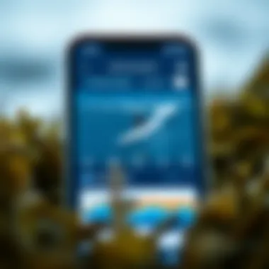 Surf Forecasts on Magic Seaweed View of the Magic Seaweed app interface showcasing surf forecasts