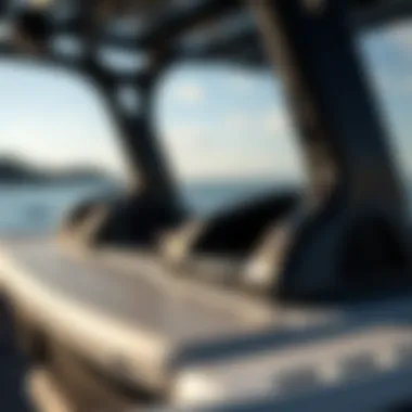 A close-up view of the advanced materials used in Mastercraft towers, highlighting durability