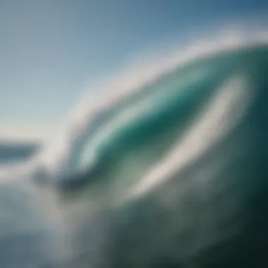 Illustration of swell direction and its impact on waves