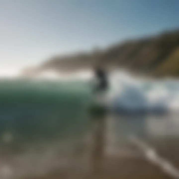 Group of surfers sharing tips and techniques