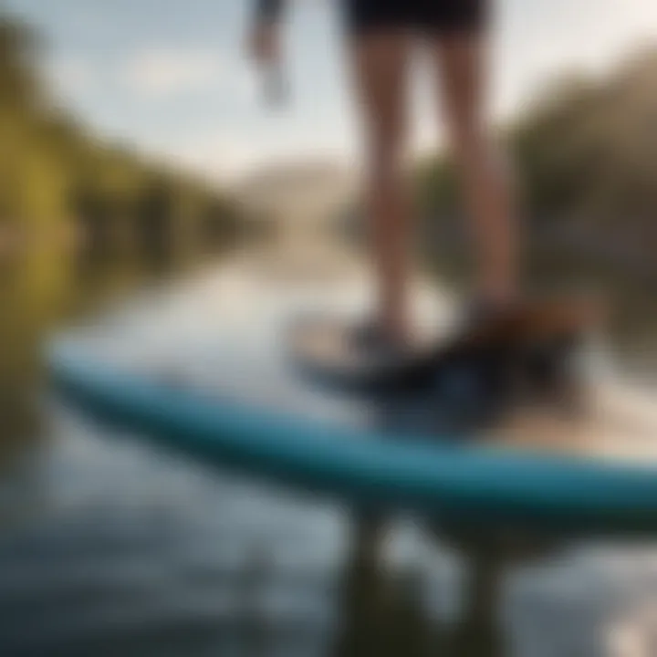 A close-up view of the mechanics and technology behind self propelled paddle boards