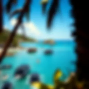 Coastal Watersports Playground A scenic view of the coastline ideal for watersports with O'Neill Bahia gear