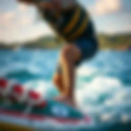 O'Neill Bahia Gear in Action Dynamic shot of O'Neill Bahia gear in action during a watersport activity