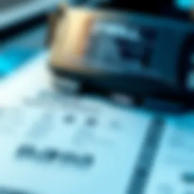 Detailing Technical Specifications Close-up of technical specifications on O'Neill Bahia products