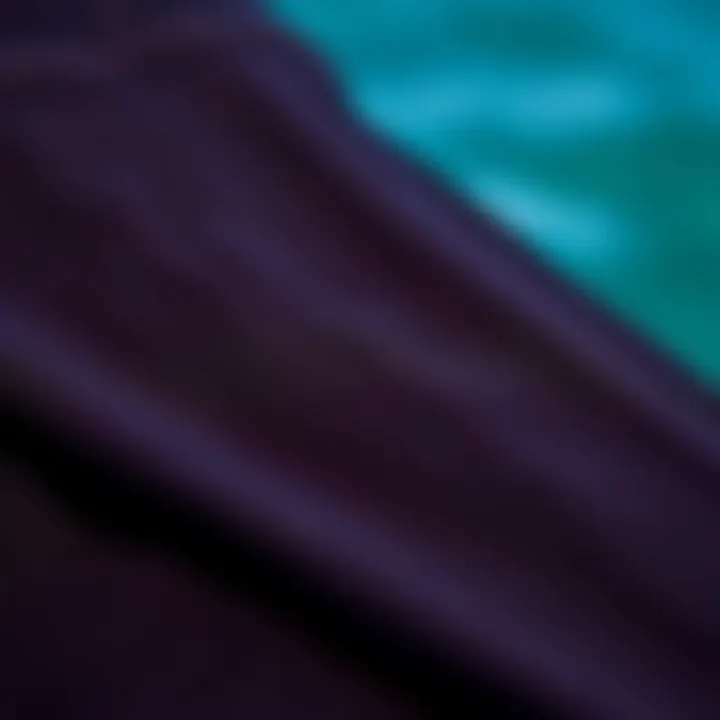 Close-up of O'Neill Super Freak wetsuit material showcasing its flexibility