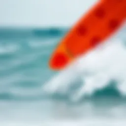 O'Neill surfboard on a wave