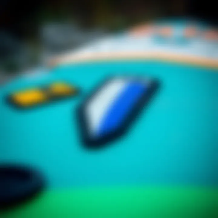 Different types of paddle board patches