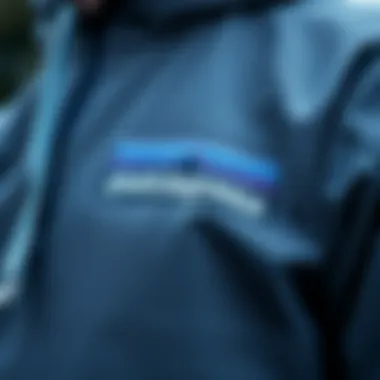 Close-up of the Patagonia Light Hoodie showcasing its high-quality fabric texture