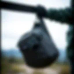 Close-up of the Patagonia One Strap Bag showcasing its innovative design features