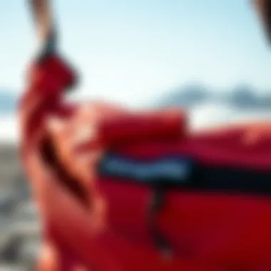 Durable Materials in Patagonia One Strap Bag Detail of the fabric and material used in the Patagonia One Strap Bag highlighting durability