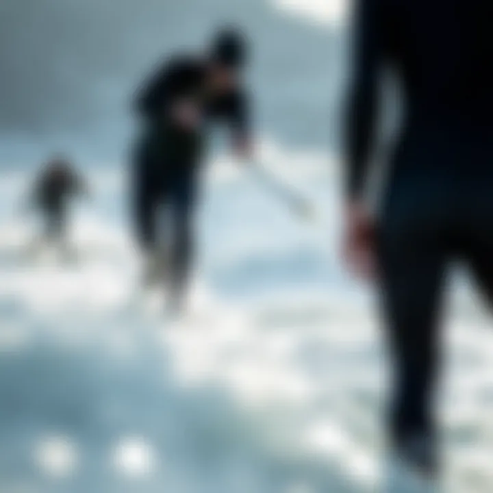 Versatility in Water Sports of Patagonia Wetsuit Top Illustration of different water sports where the Patagonia wetsuit top excels