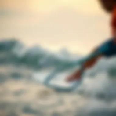 ProLite leash in action during a surfing session