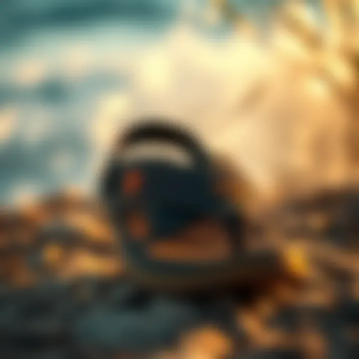 Dynamic design of Reef sandals suited for watersports