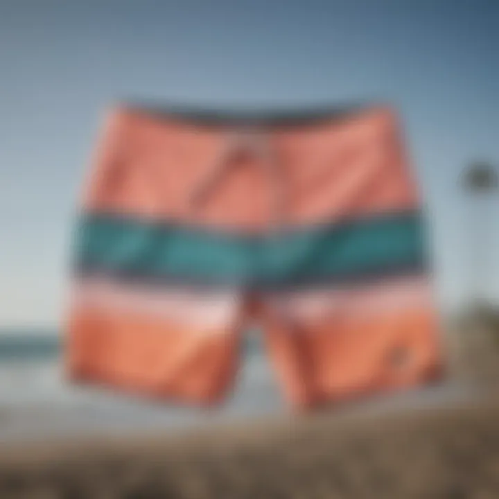 Variety of colors available for Rip Curl Boardwalk shorts displayed