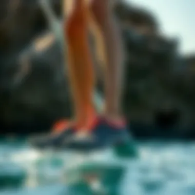 User Experience with Sanuk Water Shoes User enjoying watersport while wearing Sanuk water shoes