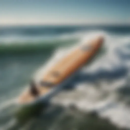 A sleek self-propelled surfboard gliding over waves