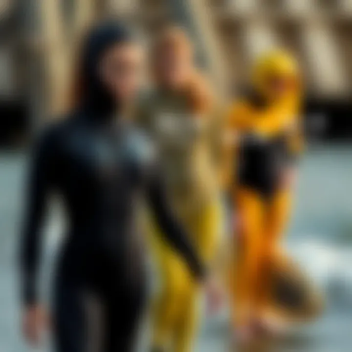 Comparison of wetsuit materials used for size 10 options