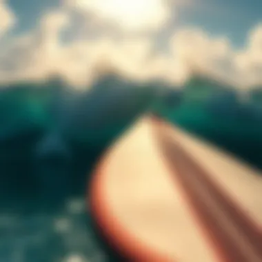 Custom surfboard showcasing Slater Designs innovation