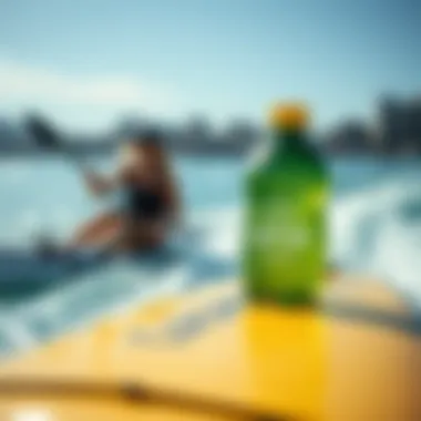 Reusable Alternatives to Single-Use Plastics Comparison of single-use plastics versus reusable alternatives in watersports