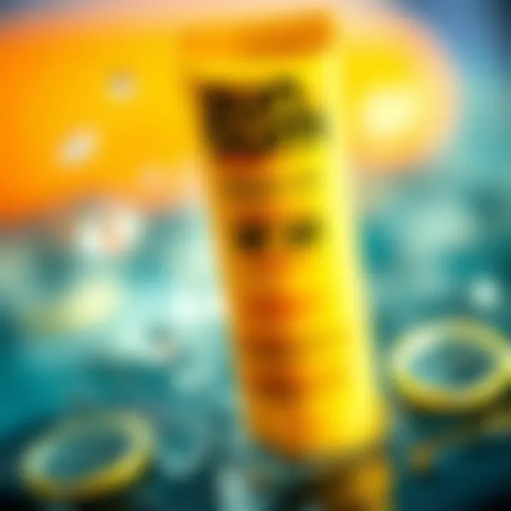 Close-up of Sun Bum Signature SPF 30 Sunscreen Lip Balm showing texture