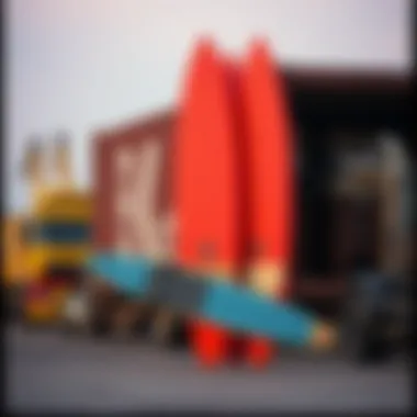 Diverse shipping methods for surfboards