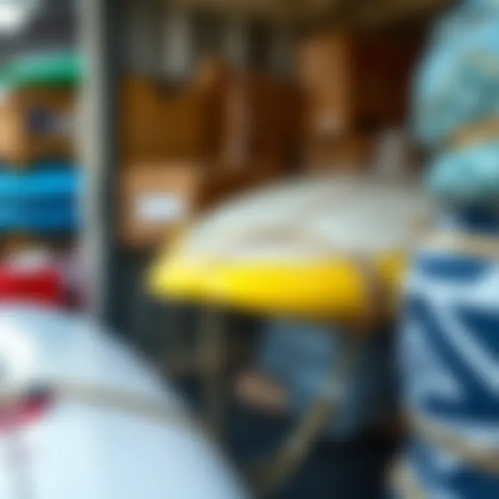 Properly packaged surfboards ready for transport