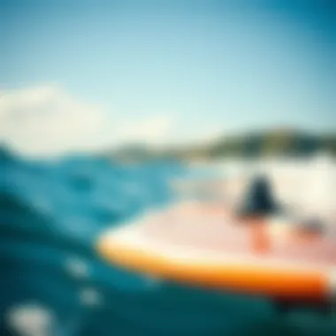 Innovative Engineering of Flying Surfboards Close-up of surfboard technology