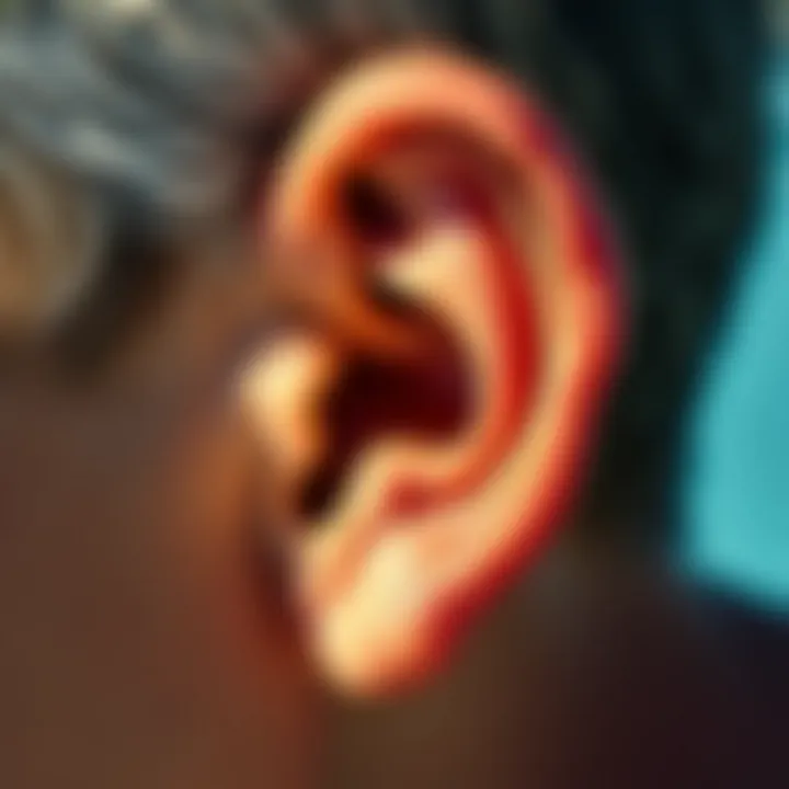 Understanding the Anatomy of Surfer's Ear Illustration of surfer's ear anatomy