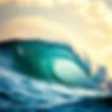 Dynamic Ocean Waves at Waikiki A stunning wave crashing near Waikiki Beach